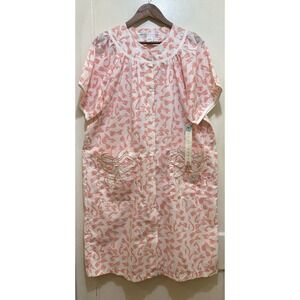 Kelly Reed MuMu Robe Size M New Old Stock Vintage Bows Sleepwear Lounge Coquette